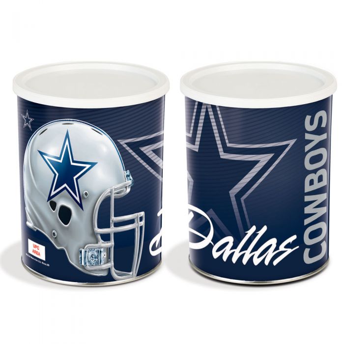 1 Gallon Dallas Cowboys Tin