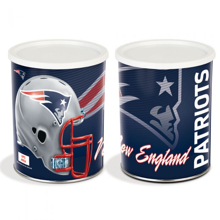 1 Gallon New England Patriots Tin