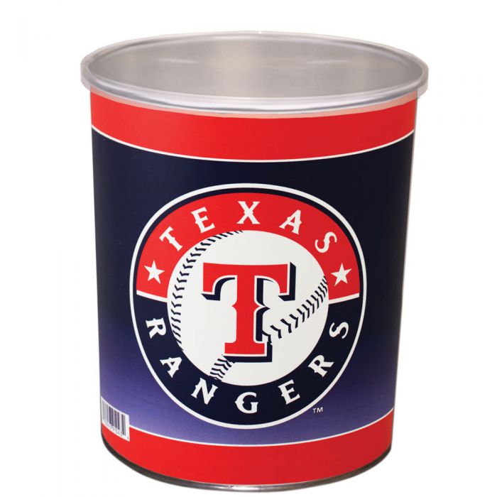 1 Gallon Texas Rangers Tin