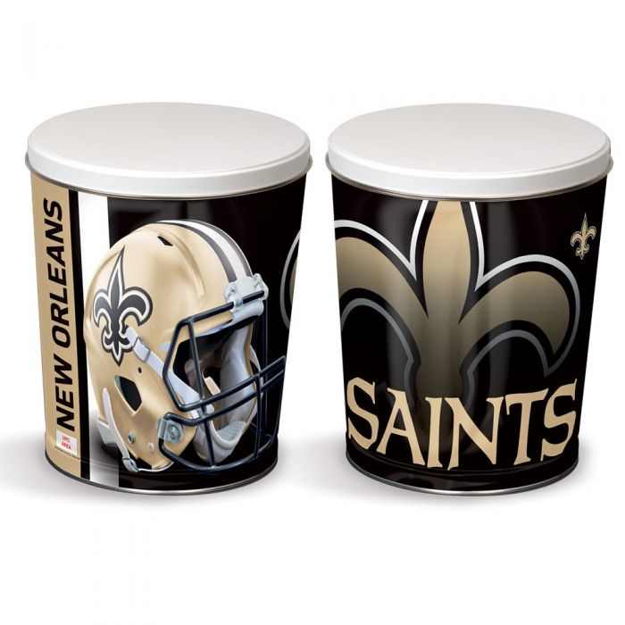 3 Gallon New Orleans Saints Tin