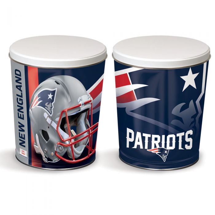 3 Gallon New England Patriots Tin