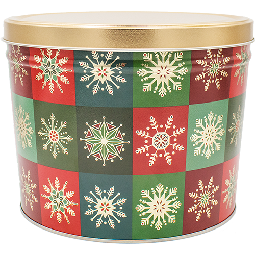 2 Gallon Glistening Gold Wrapping Paper Tin